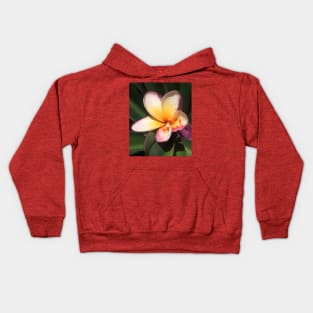 Caribbean Tropical Flower Kids Hoodie